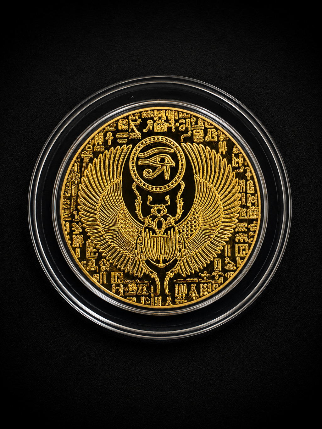 1/200 oz .999 Gold Scarab