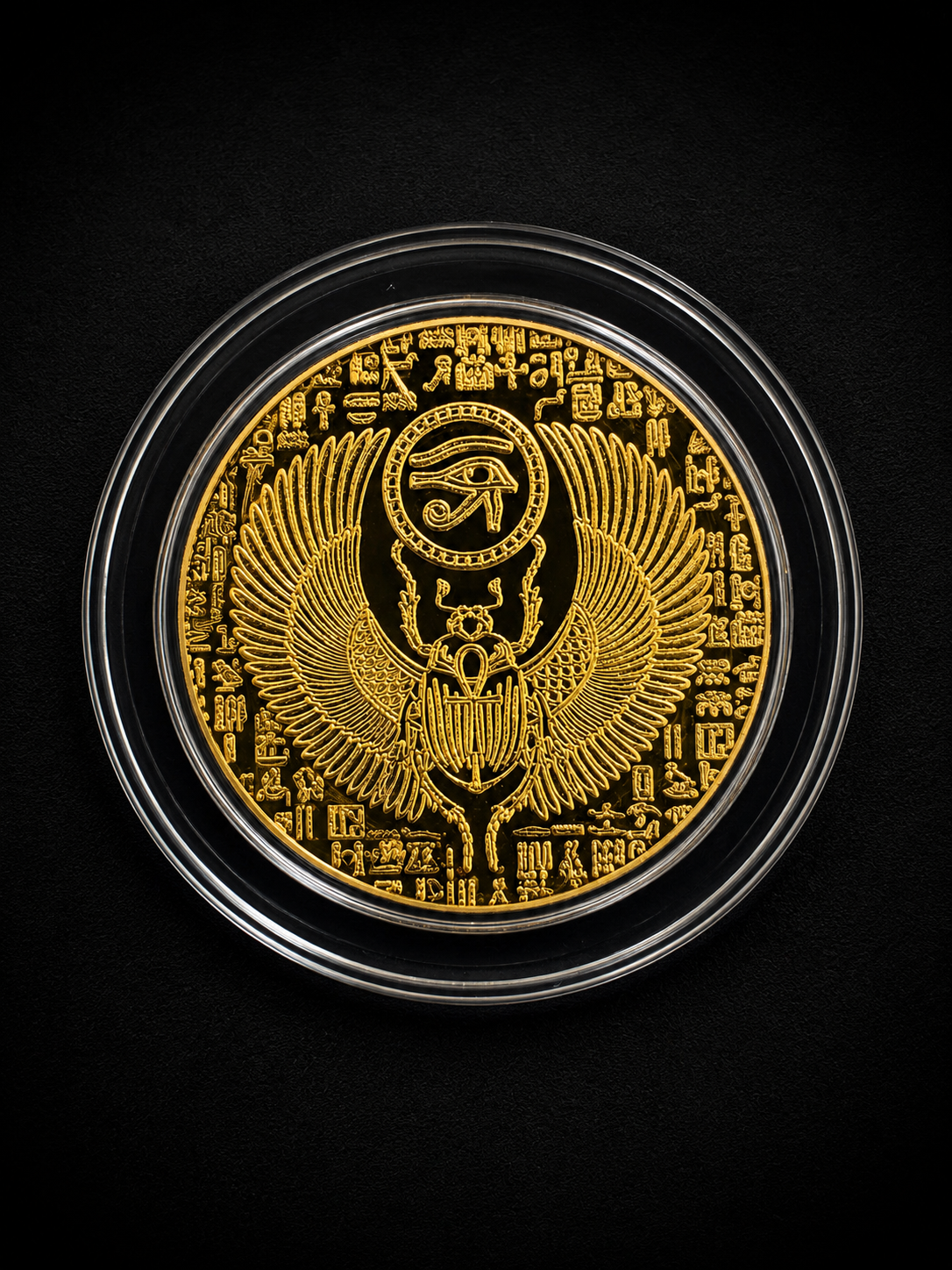 1/200 oz .999 Gold Scarab