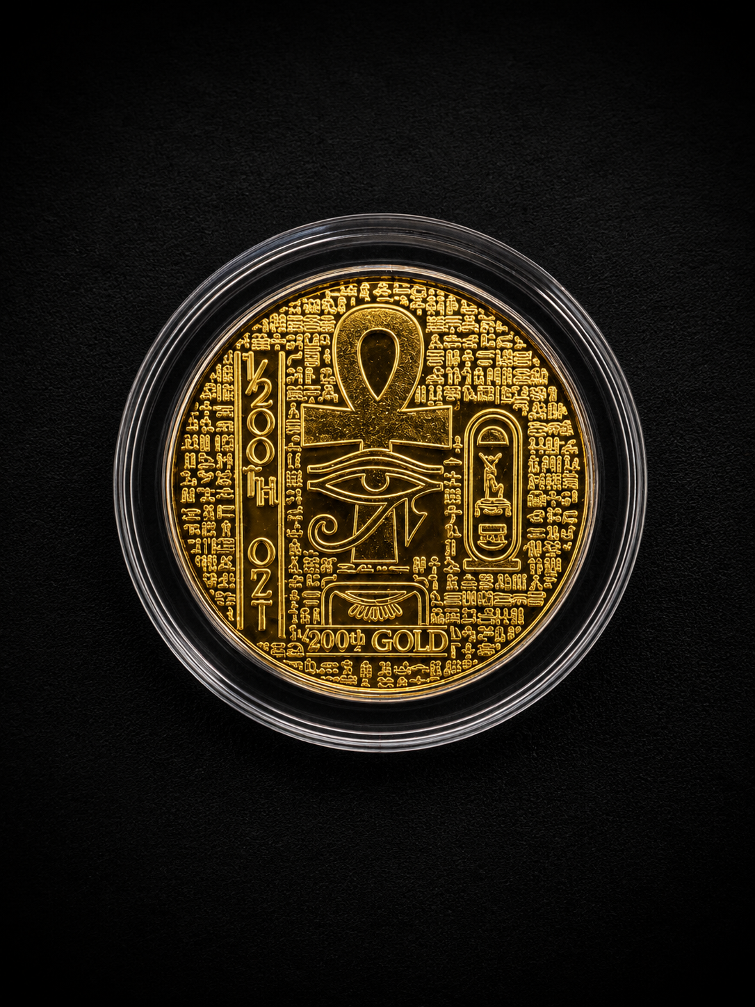 1/200 oz .999 Gold Scarab