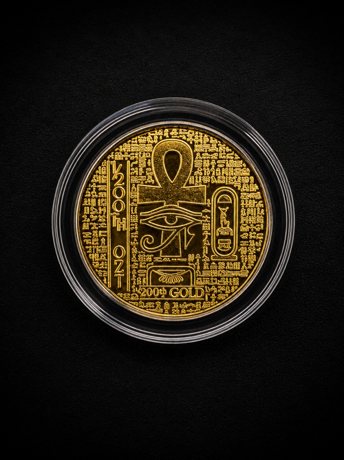 1/200 oz .999 Gold Scarab