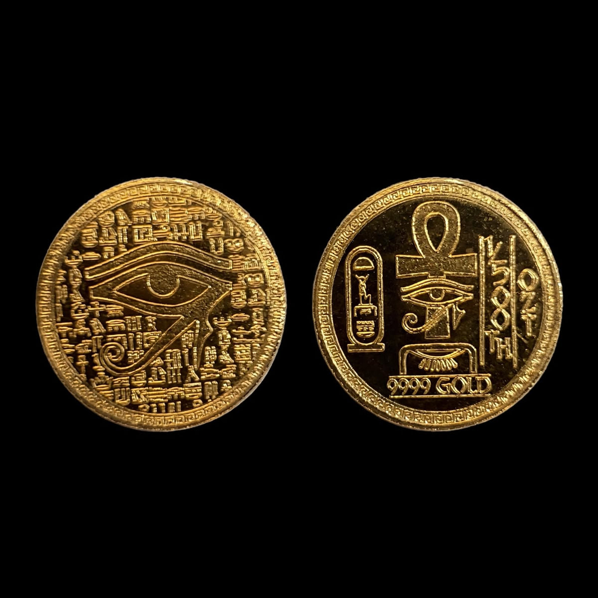 1/500 oz .9999 Gold Eye of Rah